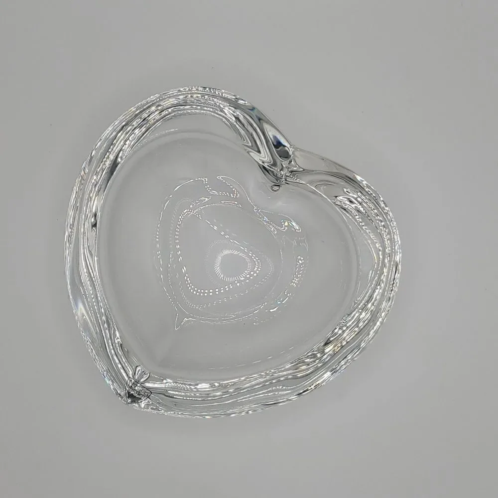 Orrefors | Crystal Heart Bowl Dish